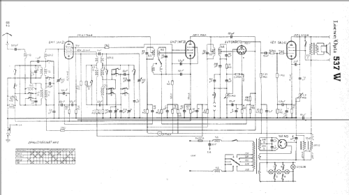 Opta 'Schlittschuh' 537W; Loewe-Opta; (ID = 8556) Radio