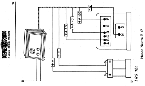 Netzanschlussgerät - Netzanode WF4; Loewe-Opta; (ID = 1343318) Power-S