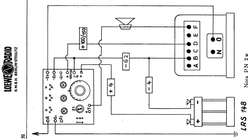 Netzanschlussgerät - Netzanode WF4; Loewe-Opta; (ID = 1343323) Power-S