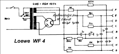 Netzanschlussgerät - Netzanode WF4; Loewe-Opta; (ID = 221479) Power-S