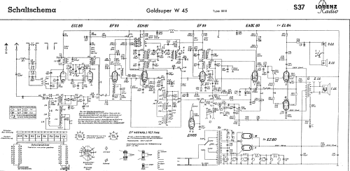 Goldsuper W45 5010; Lorenz; Berlin, (ID = 43977) Radio