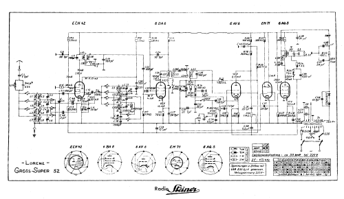 Großsuper 52; Lorenz; Berlin, (ID = 2150483) Radio