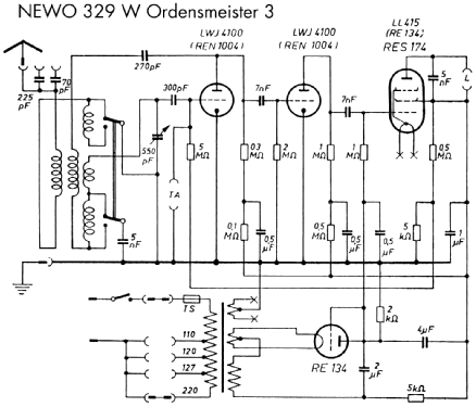 Ordensmeister 3 W NEWO329W; Lorenz; Berlin, (ID = 101966) Radio