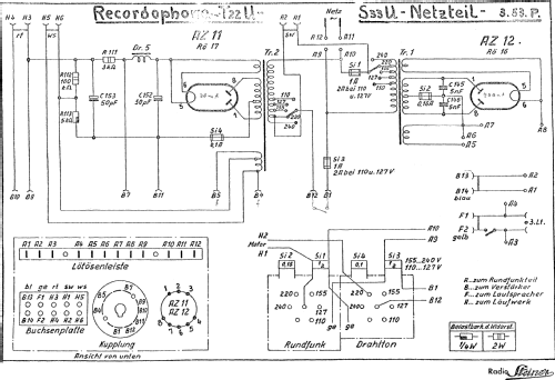 Recordophone S33U; Lorenz; Berlin, (ID = 2066018) Radio