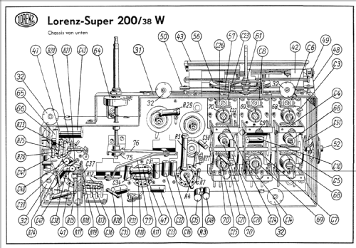 Super 200/38W; Lorenz; Berlin, (ID = 70457) Radio