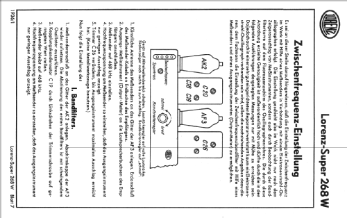 Super 268W; Lorenz; Berlin, (ID = 106477) Radio