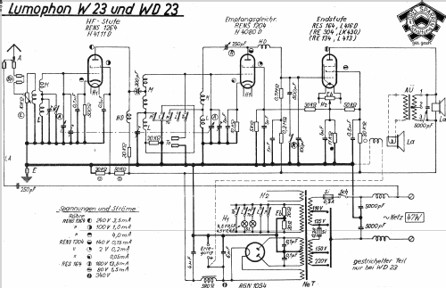 W23; Lumophon, Bruckner & (ID = 1103924) Radio