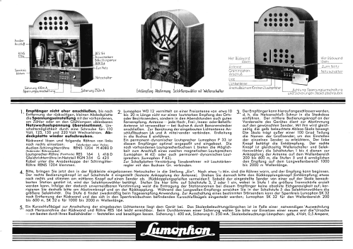 WD12; Lumophon, Bruckner & (ID = 2337078) Radio