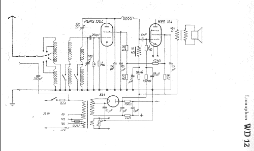 WD12; Lumophon, Bruckner & (ID = 9133) Radio