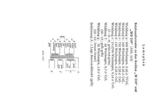 WD310; Lumophon, Bruckner & (ID = 350166) Radio