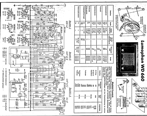 WD660; Lumophon, Bruckner & (ID = 1260209) Radio