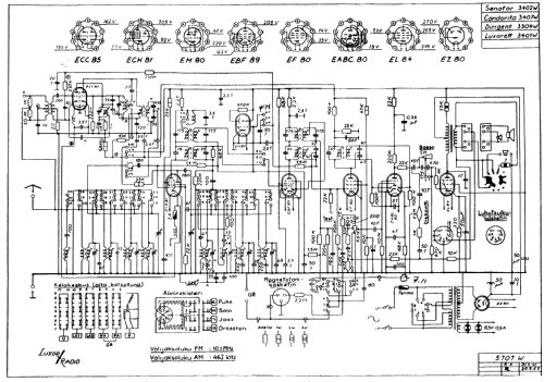 Dirigent 3304W Ch= 5707W; Luxor, Helsinki - (ID = 156976) Radio