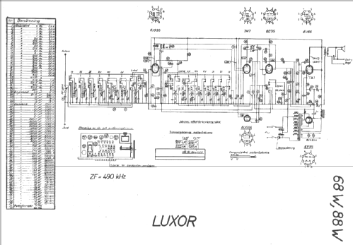 88W; Luxor Radio AB; (ID = 18537) Radio