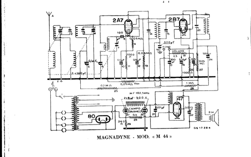 M44; Magnadyne Radio; (ID = 203268) Radio