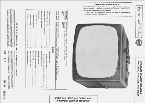 Ch= V19-01AA 19 Series; Magnavox Co., (ID = 2408932) Television