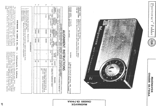 AM5 ; Magnavox Co., (ID = 544242) Radio
