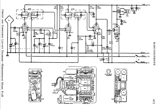 Personal Receiver P17B; Marconi Co. (ID = 1488838) Radio