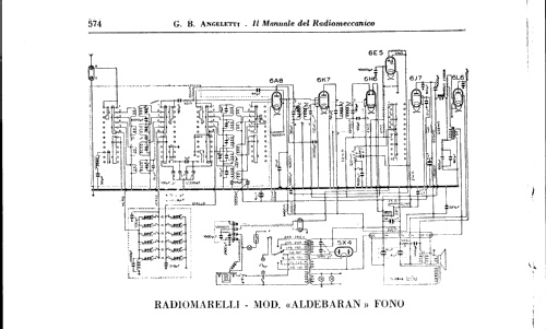 Aldebaran Tipo RD71/Fo; Marelli Radiomarelli (ID = 203341) Radio