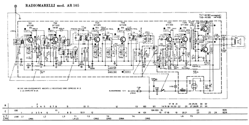 AR105; Marelli Radiomarelli (ID = 2934402) Car Radio