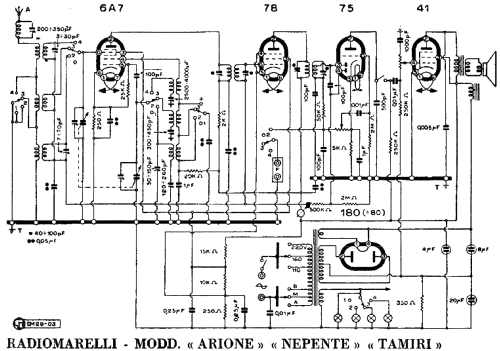 Arione Tipo 20; Marelli Radiomarelli (ID = 895513) Radio