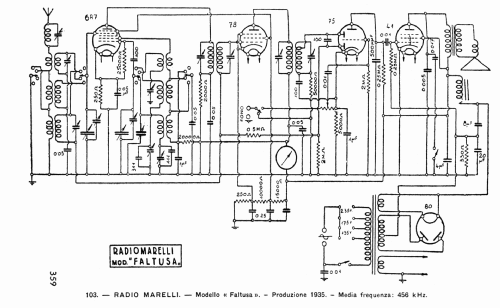 Faltusa Sopramobile 41; Marelli Radiomarelli (ID = 36794) Radio