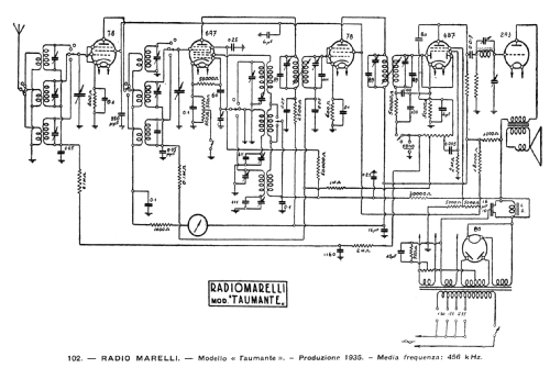 Taumante C; Marelli Radiomarelli (ID = 158722) Radio