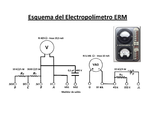 Electropolímetro ; Maymo, Escuela Radio (ID = 2115688) Equipment