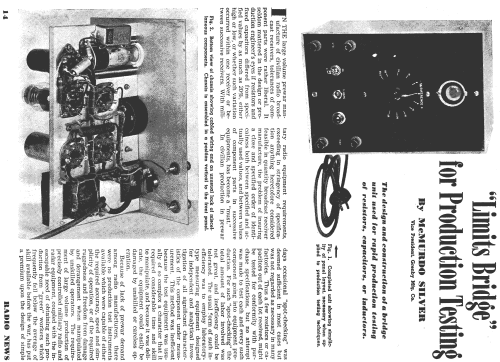 Limits Bridge ; McMurdo Silver Co., (ID = 691415) Equipment