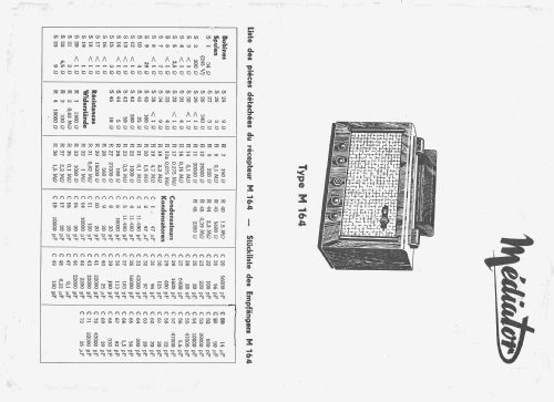 M164AX ; Mediator; La Chaux- (ID = 2022273) Radio