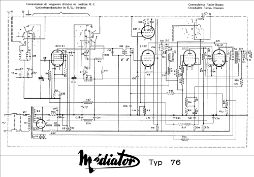 M76A ; Mediator; La Chaux- (ID = 2028953) Radio