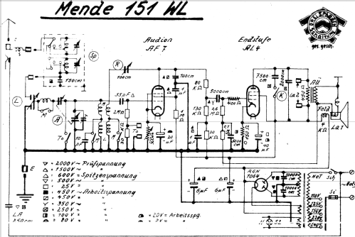 151WL; Mende - Radio H. (ID = 1116667) Radio