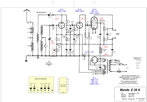 Mende 38 E38N; Mende - Radio H. (ID = 1389312) Radio