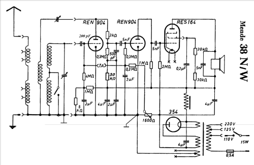 Mende 38 E38N; Mende - Radio H. (ID = 719038) Radio