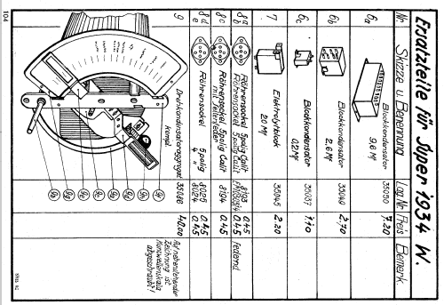 Super S1934W Kabinett; Mende - Radio H. (ID = 722546) Radio