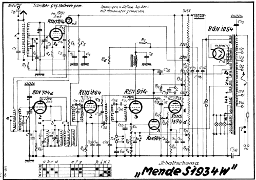 Super S-1934W; Mende - Radio H. (ID = 723787) Radio