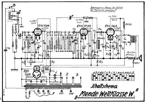 Weltklasse W; Mende - Radio H. (ID = 723820) Radio