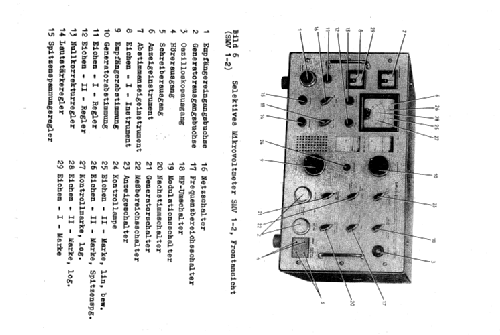 Selektives Mikrovoltmeter SMV 1-2; Messelektronik (ID = 1212332) Equipment