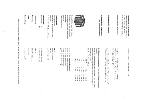 Universal-Messinstrument UNI 10; Messtechnik (ID = 1874446) Equipment