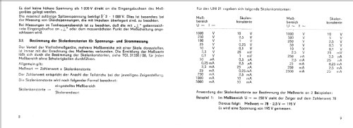 Universalmesser UNI21; Messtechnik (ID = 115738) Equipment
