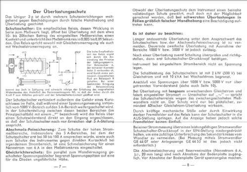 Unigor 3p; Metrawatt, BBC Goerz (ID = 221246) Equipment