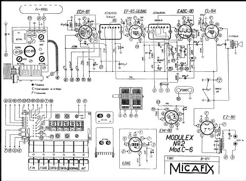 Modulex-2 C6FM; Micafix Electrónica; (ID = 588872) Radio