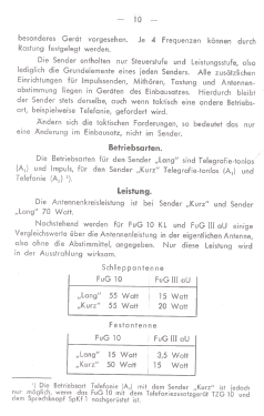 70 Watt - Lang- / Kurzwellennachrichtengerät FuG 10 KL / FuG X ; Militär verschiedene (ID = 2924892) Mil TRX