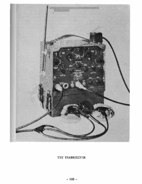 Radio Receiver and Transmitter TBY-1 CAY-43007; MILITARY U.S. (ID = 2970868) Mil TRX