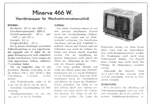 466W-1; Minerva-Radio (ID = 120936) Radio