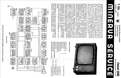 Consul 658; Minerva-Radio (ID = 142999) Televisore