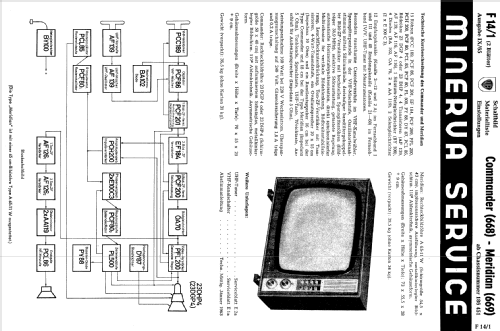 Meridian 669; Minerva-Radio (ID = 142171) Television