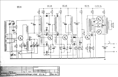 Minx 571ML ; Minerva-Radio (ID = 65713) Radio