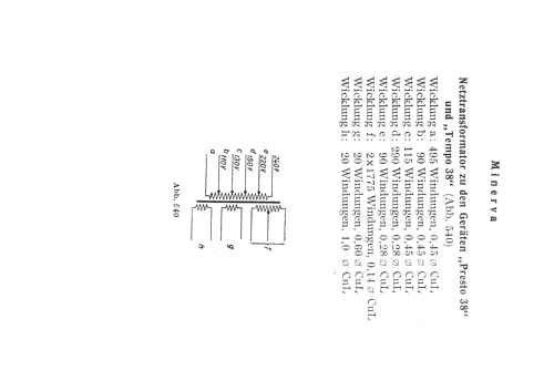 Tempo 38W; Minerva-Radio (ID = 350980) Radio