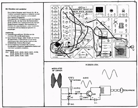 Elektronik-Labor-Bausatz EK-65; Monacor, Bremen (ID = 762592) Kit