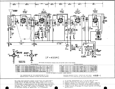 Airline 54KP-1209B Order= 62 C 1409 Y ; Montgomery Ward & Co (ID = 508513) Radio